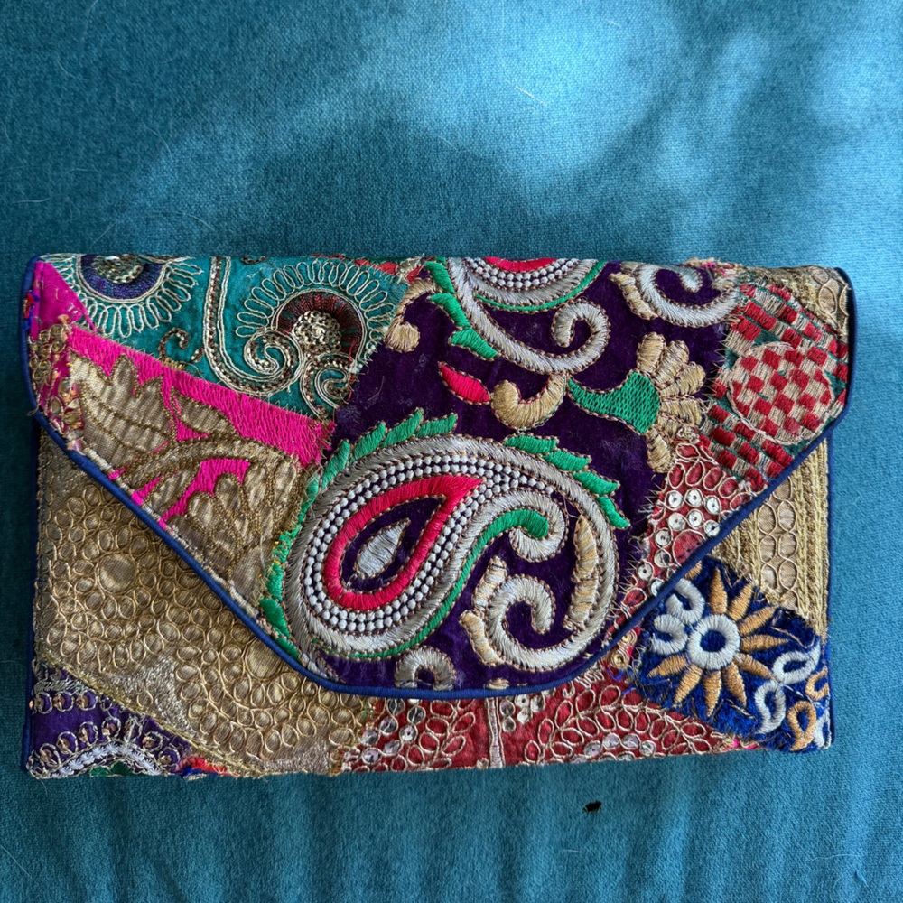 Embroidered Banjara Multicolor Patchwork Hippie Boho shoulder bag/purse/clutch